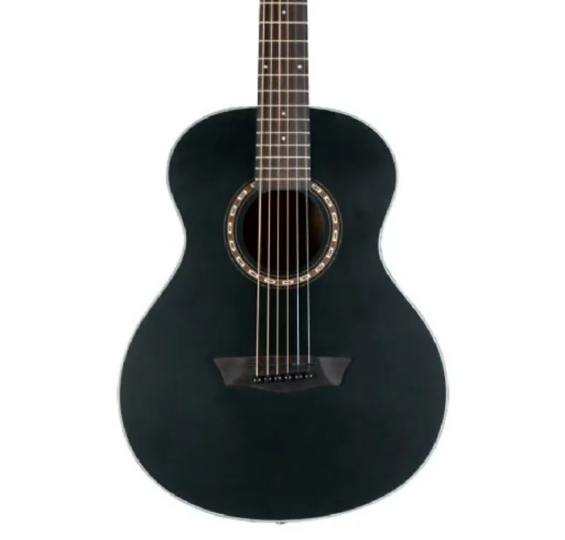

Акустическая гитара Washburn G-Mini 5 Apprentice Series 7/8 Size Acoustic Guitar. Black Matte