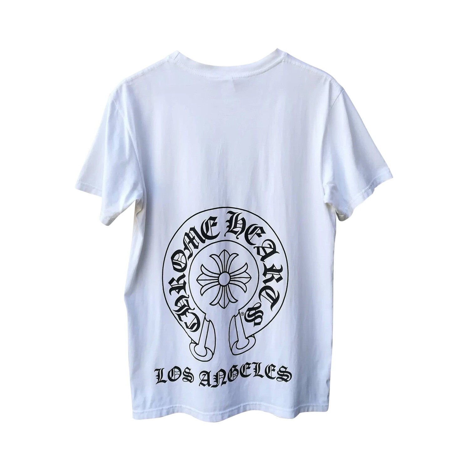 Футболка Chrome Hearts свободного кроя с карманом, белый — фото 2