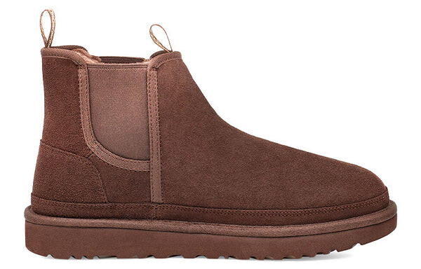 Зимние ботинки мужские Ugg без застежек, коричневый — фото 3