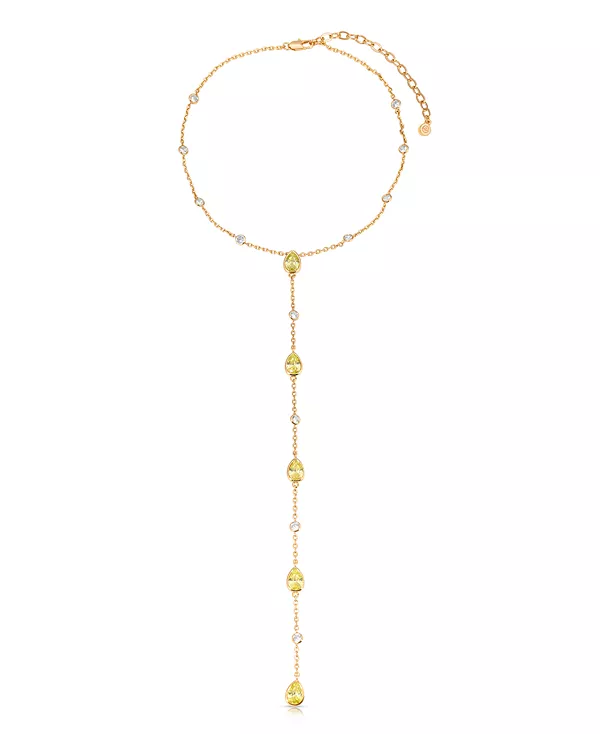 

Ожерелье-Лариат с кристаллами маркиза Ettika, peridot