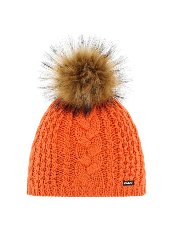 

Шапка Eisbär Afra Lux Mütze mit Bommel, оранжевый
