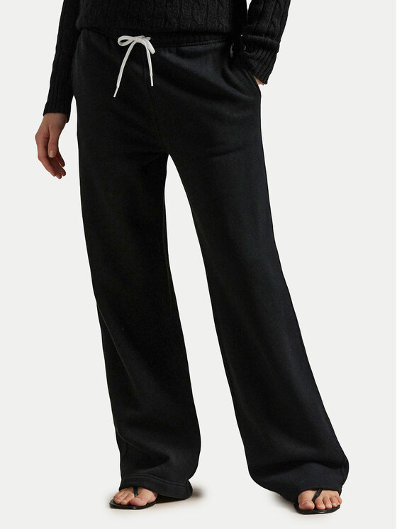 

Джоггеры wide leg 211977959002 Polo Ralph Lauren, чёрный