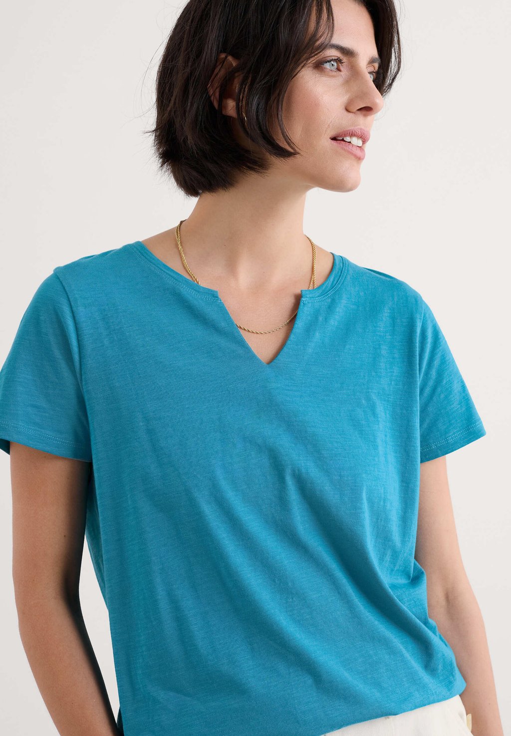 

Базовая футболка KELLOW Seasalt Cornwall, цвет Teal Dark Briney
