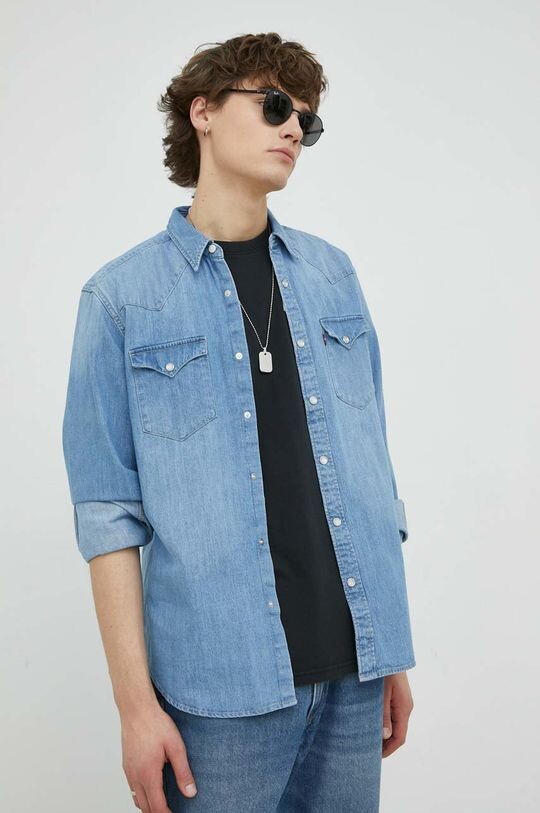 

Джинсовая рубашка Леви Levi's, синий