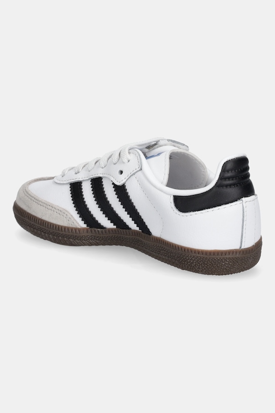 Кожаные детские кроссовки Samba OG Adidas Originals, белый — фото 3