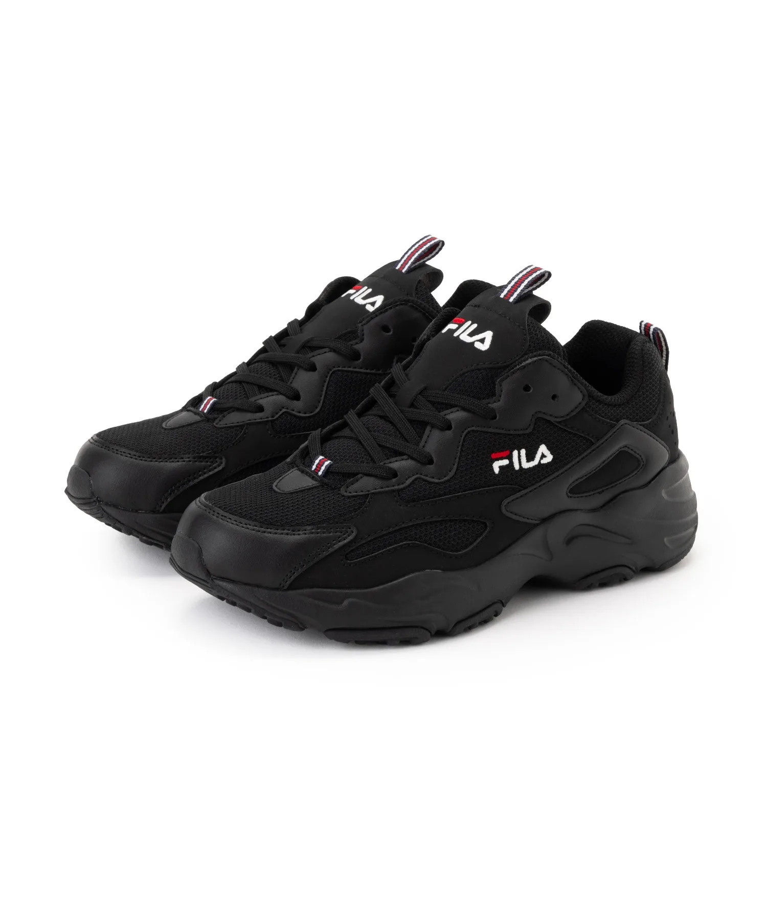 Кроссовки с ретро-дизайном RAY TRACER FILA черные — фото 2