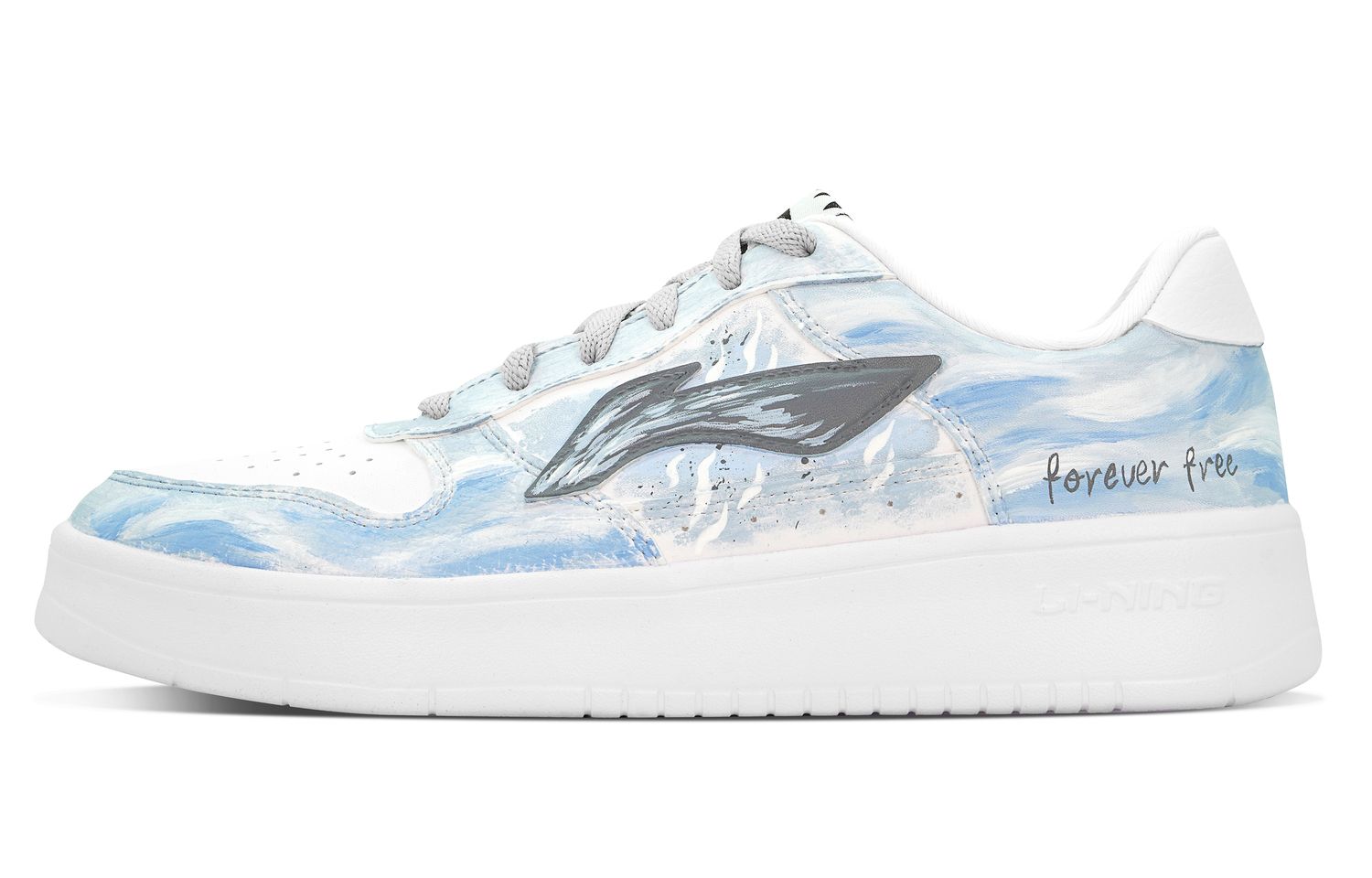 

Подушки для понтонных лодок, устойчивые к истиранию, увеличивающие высоту низкие кроссовки для скейтбординга мужские LINING, белый/синий