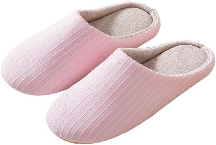 

Тапочки Zonkacen для мужчин и женщин, тихие, мягкие и теплые, для зимнего использования дома и в спальне, розовый