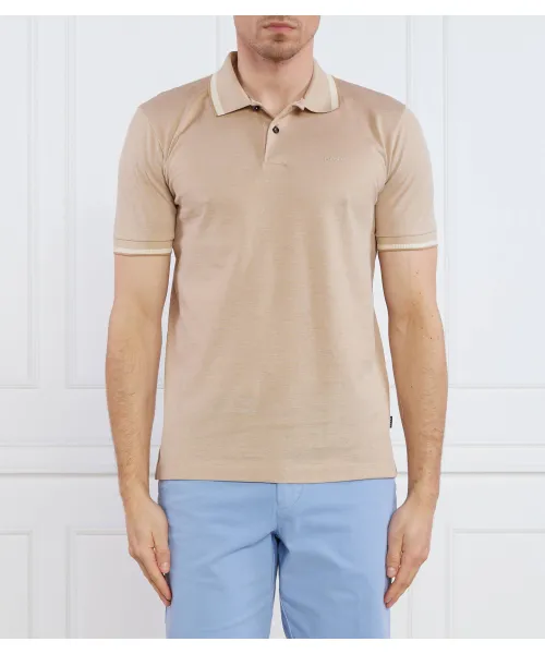 

Футболка поло Regular fit Boss, бежевый