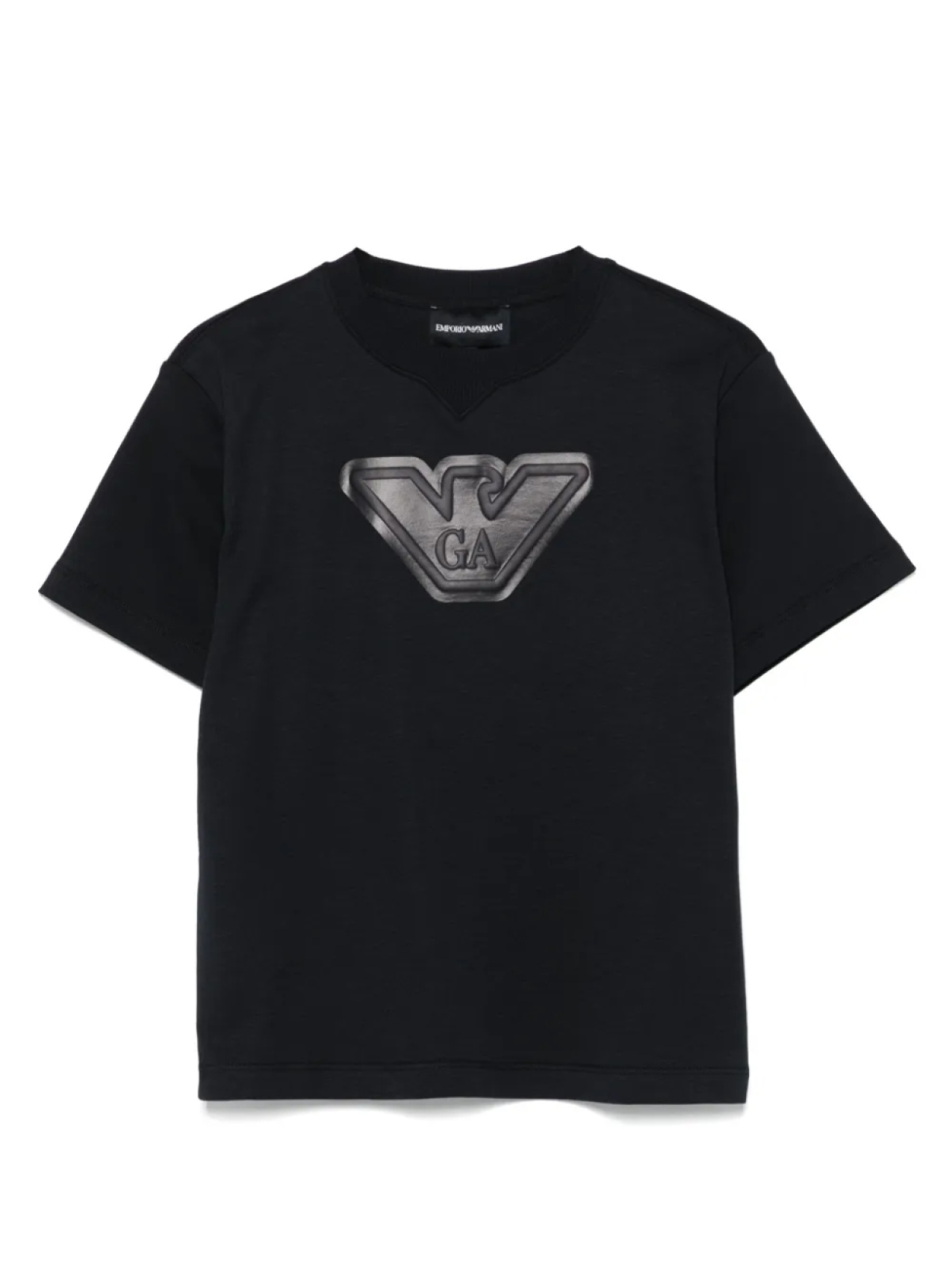 

Футболка с логотипом Emporio Armani Kids, синий