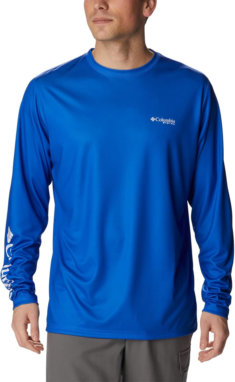 

Columbia мужская футболка с длинным рукавом Terminal Tackle PFG University, Blue Macaw/White Marlin, Белый, Columbia мужская футболка с длинным рукавом Terminal Tackle PFG University, Blue Macaw/White Marlin