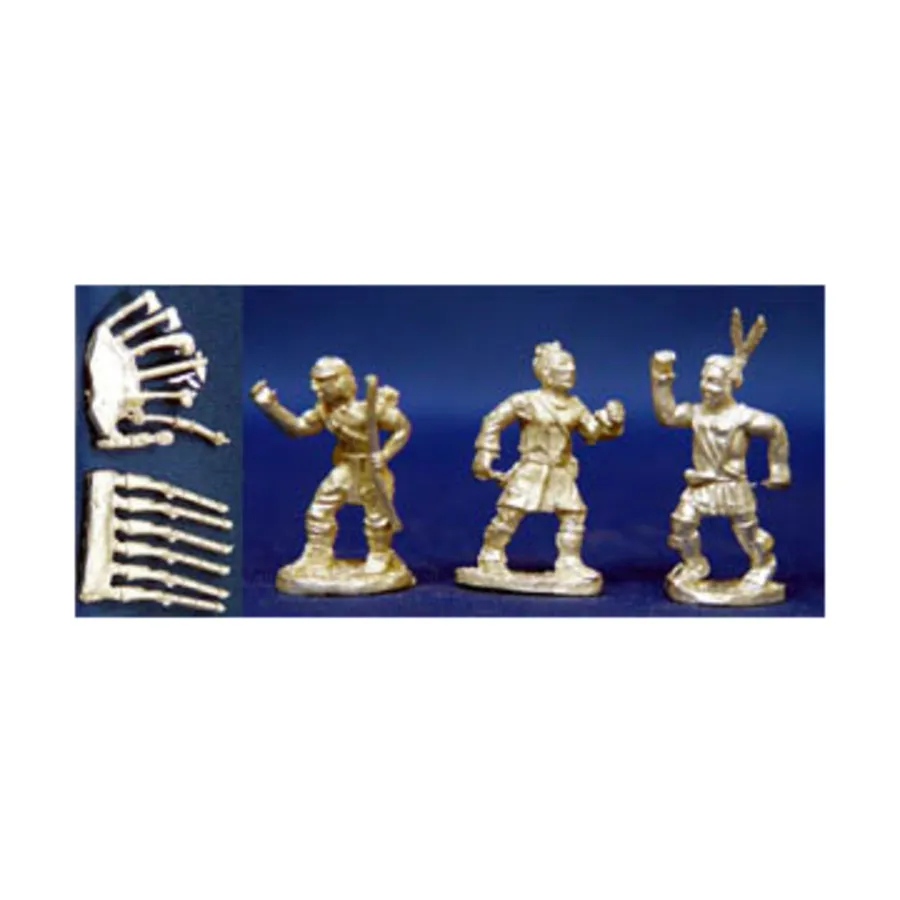 

Ирокеи с мушкетами, Historical Miniatures - French and Indian War (25mm)