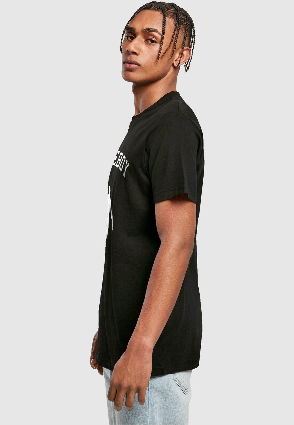 

Футболка с принтом HOMEBOY Mister Tee, черный