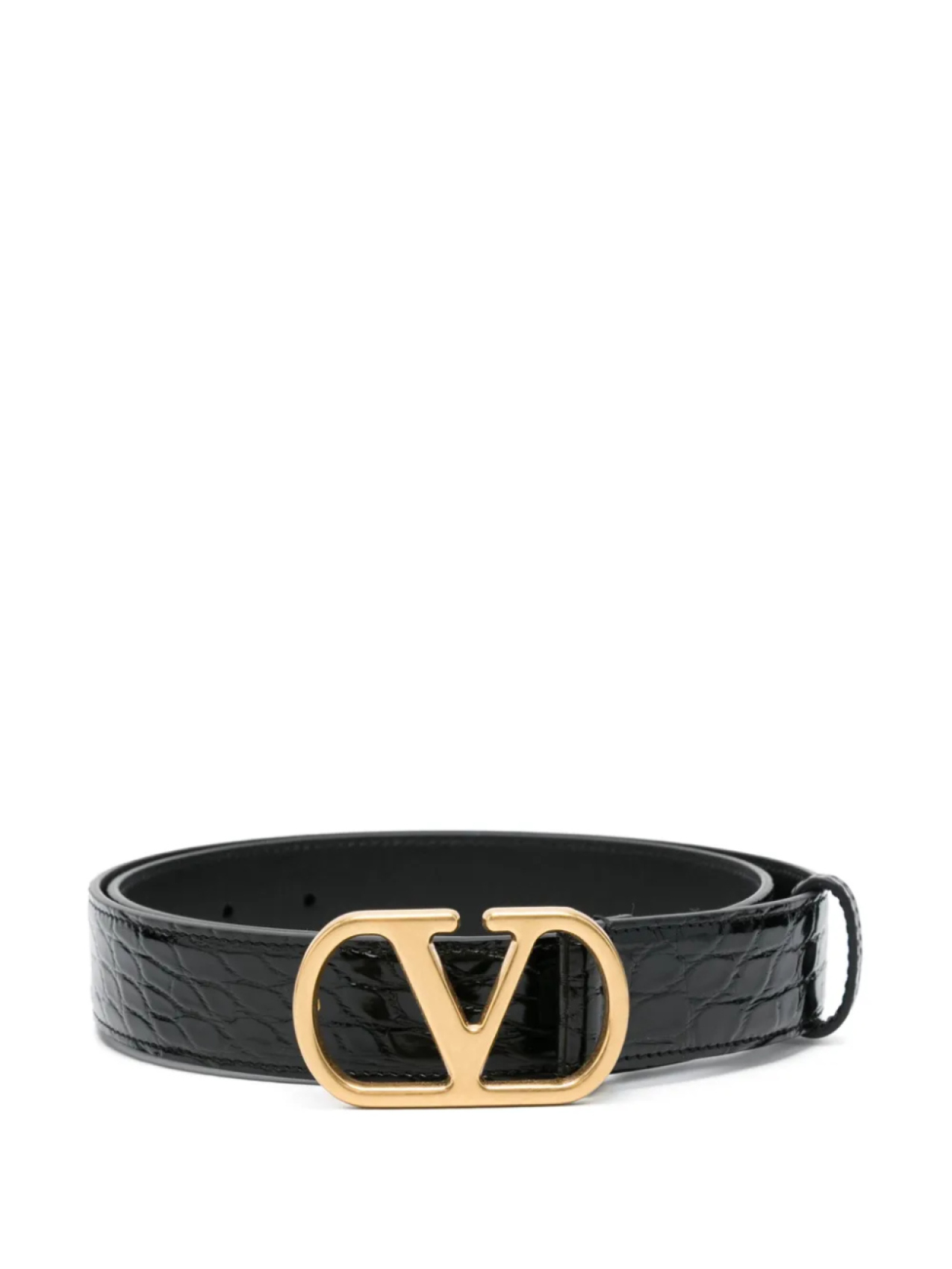 

Ремень Valentino Garavani VLogo, черный
