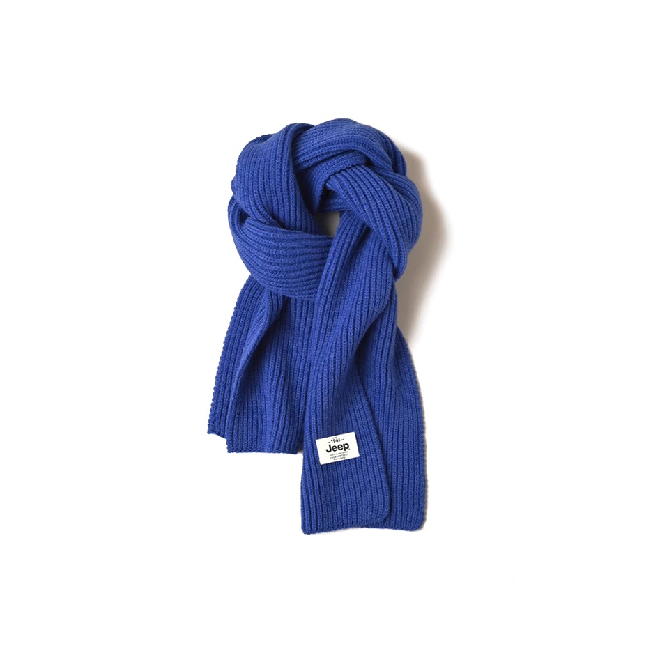 

Jeep Голубой вязаный шарф унисекс, Klein Blue