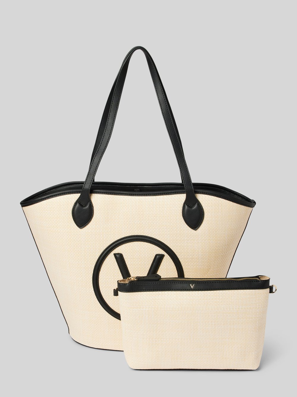

Сумка-шоппер с логотипом модели «COVENT» VALENTINO BAGS, черный