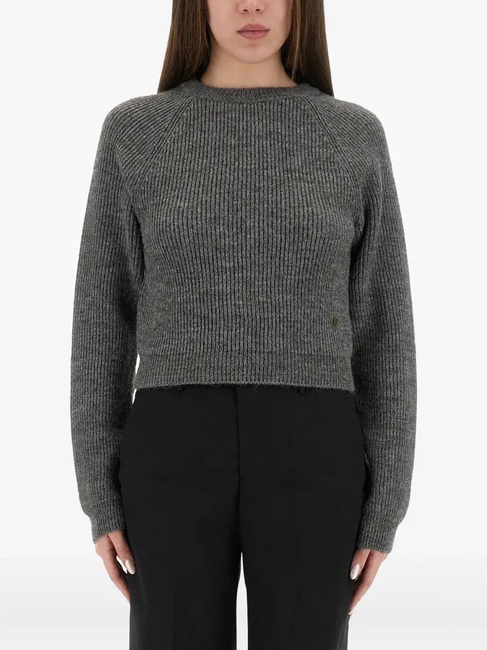 

Джемпер с круглым вырезом Moschino, серый