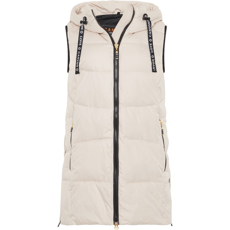 

Жилет длинный, утепленный Canyon, цвет ivory