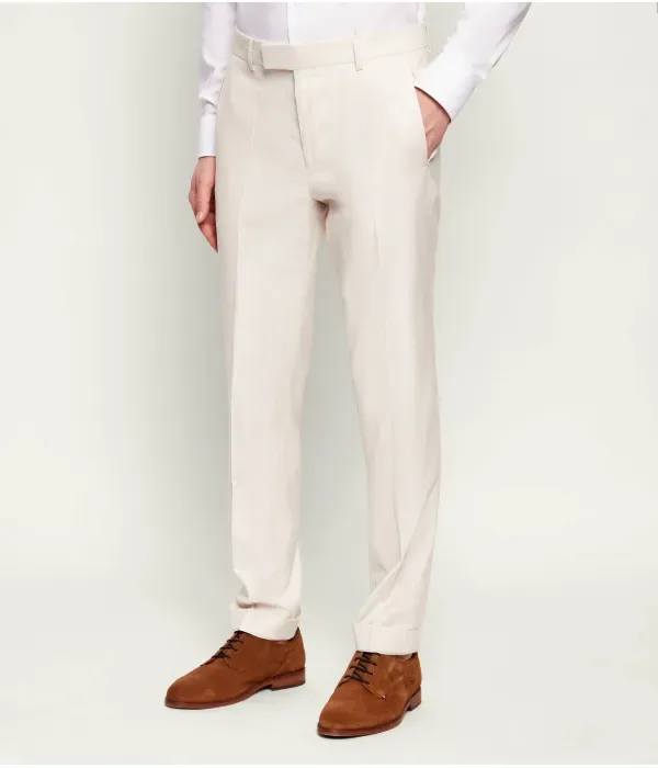 Брюки C-Genius-HW-262 slim fit Boss, бежевый — фото 3
