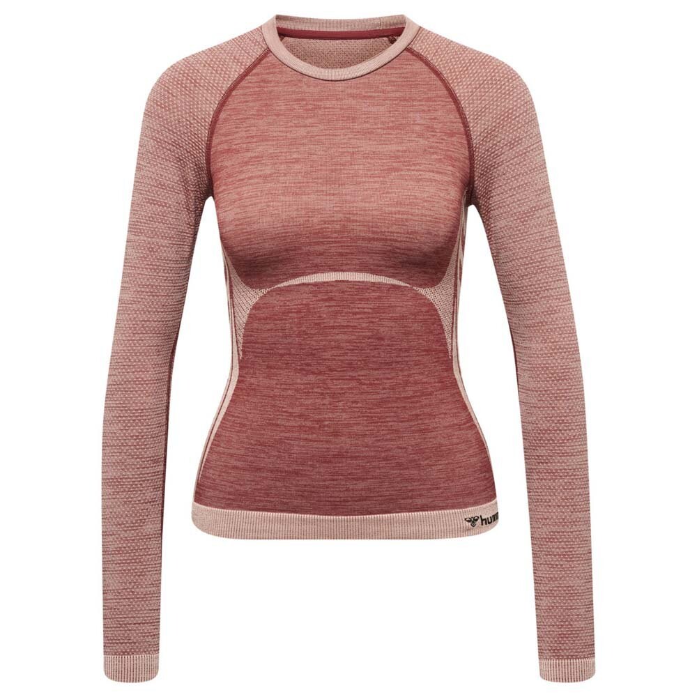 

Футболка с длинным рукавом Hummel Cleaa Seamless, красный