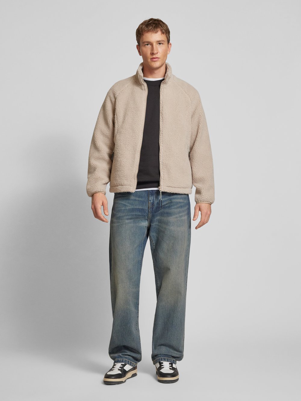 

Меховая куртка Тедди модель 'TERRAIN' Jack & Jones, экрю
