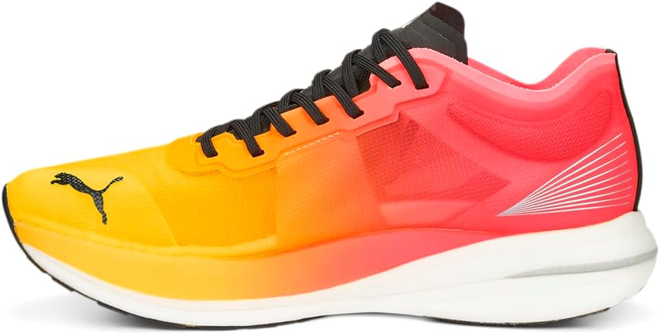 Мужские кроссовки для бега PUMA Deviate Nitro Elite Fireglow - оранжевые — фото 3