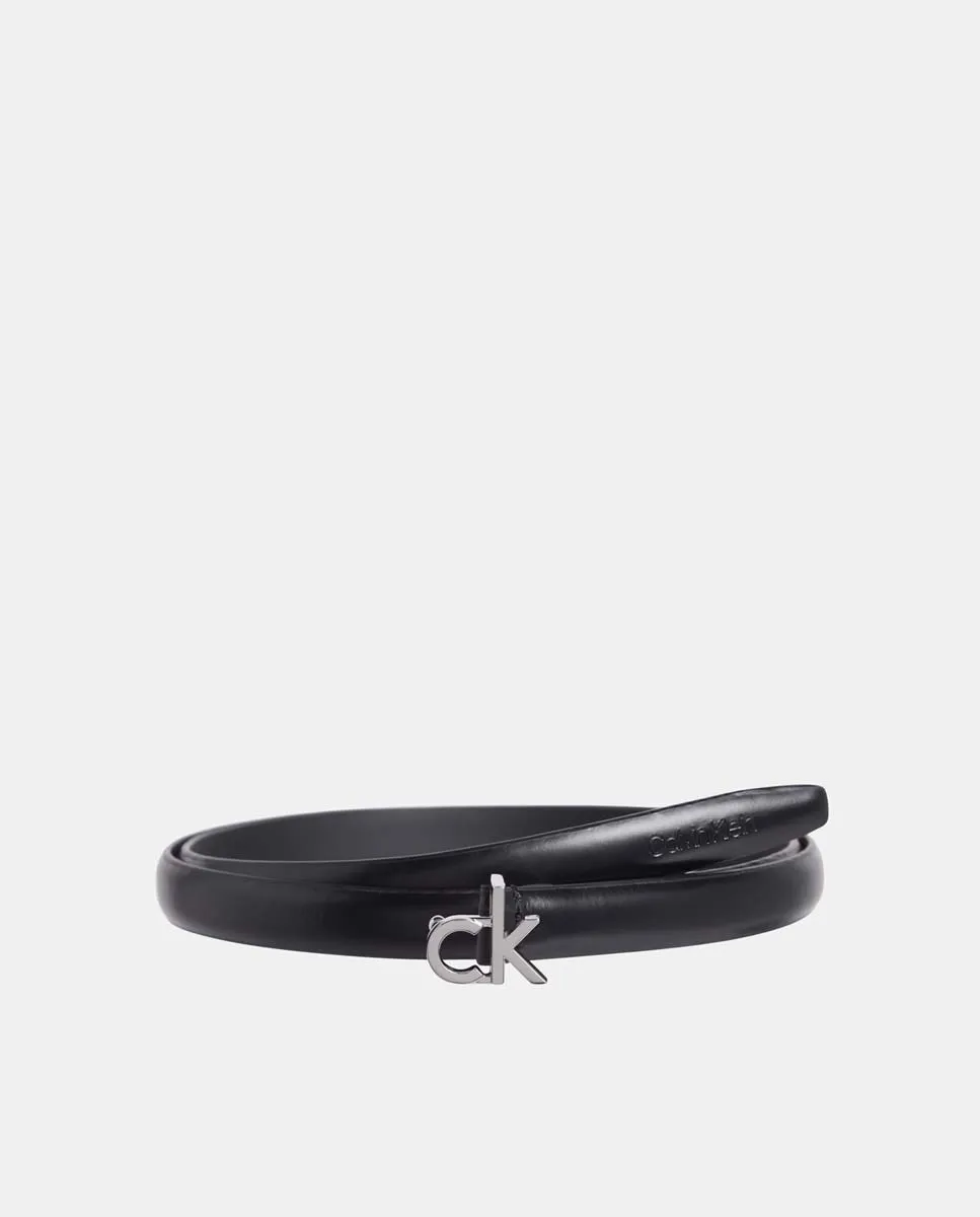 

15мм кожаный ремень Calvin Klein, черный