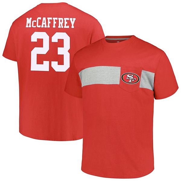 

Футболка мужская Fanatics Christian McCaffrey scarlet San Francisco 49ers big & tall Fanatics Brands - White Label