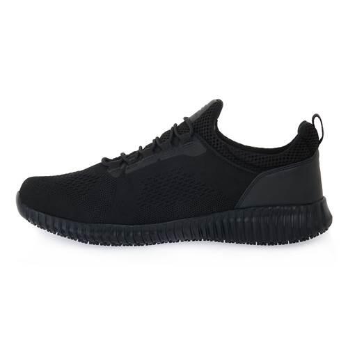 Кроссовки мужские Skechers Work CESSNOCK 77188EC/BLK, чёрные — фото 3