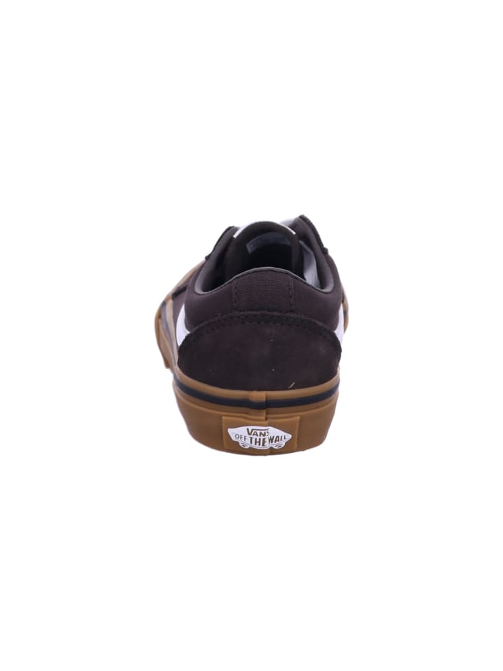 Vans Детские кроссовки Ward коричневого цвета — фото 4