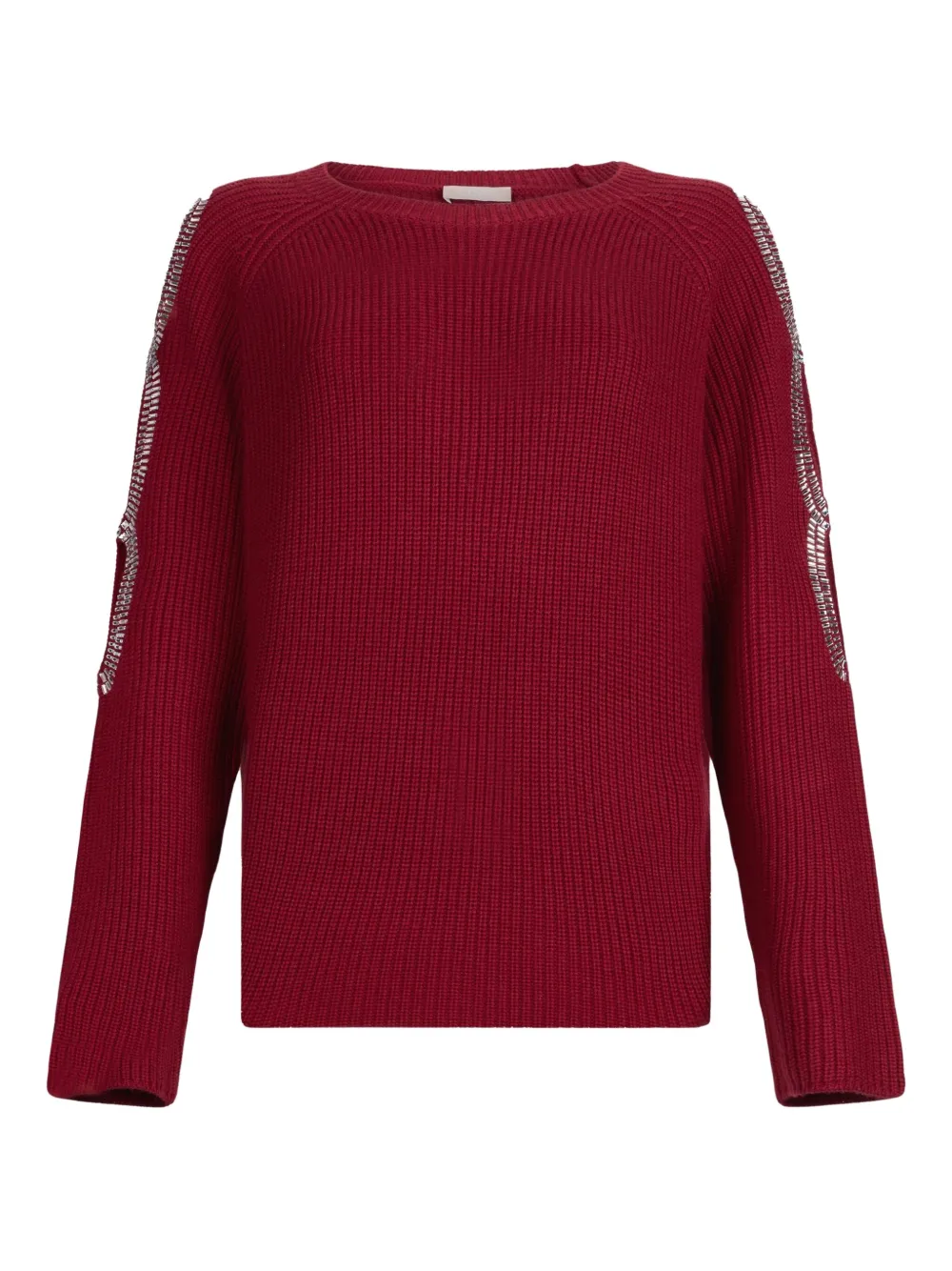 

Пуловер с украшенным вырезом Liu Jo, красный