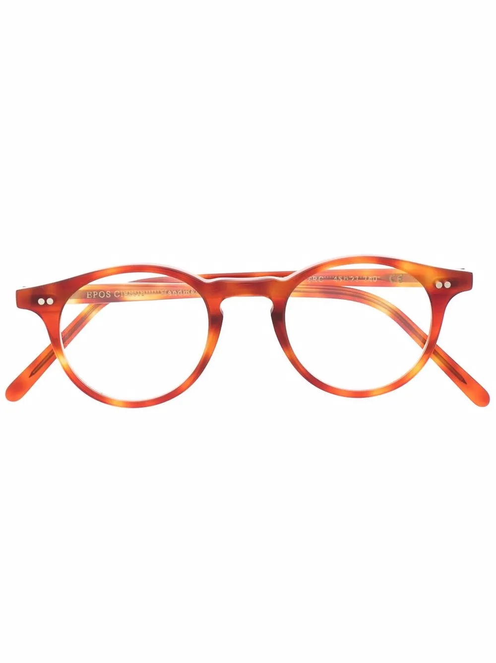 

Очки в круглой оправе черепаховой расцветки Epos, нейтральный