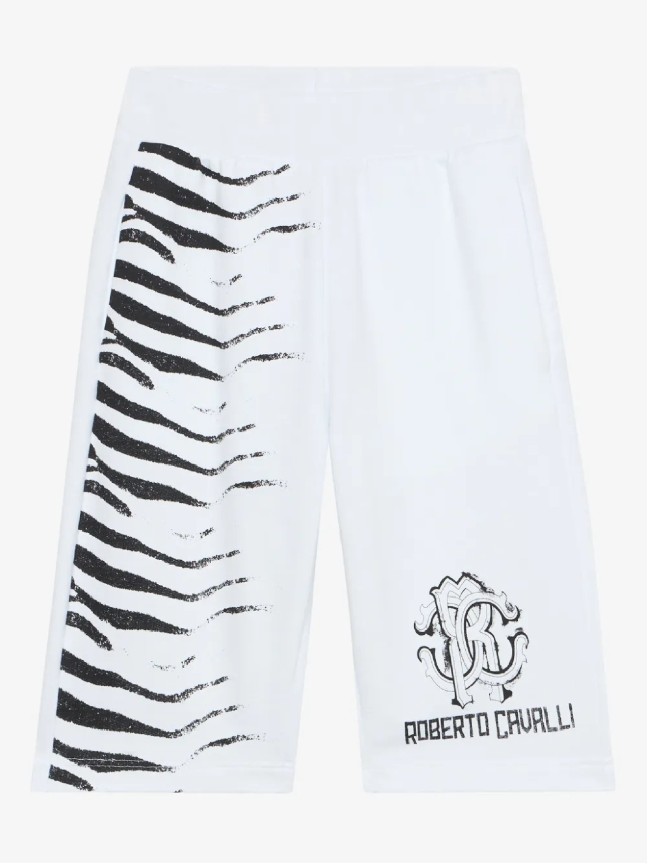 

Шорты с логотипом Roberto Cavalli Junior, белый