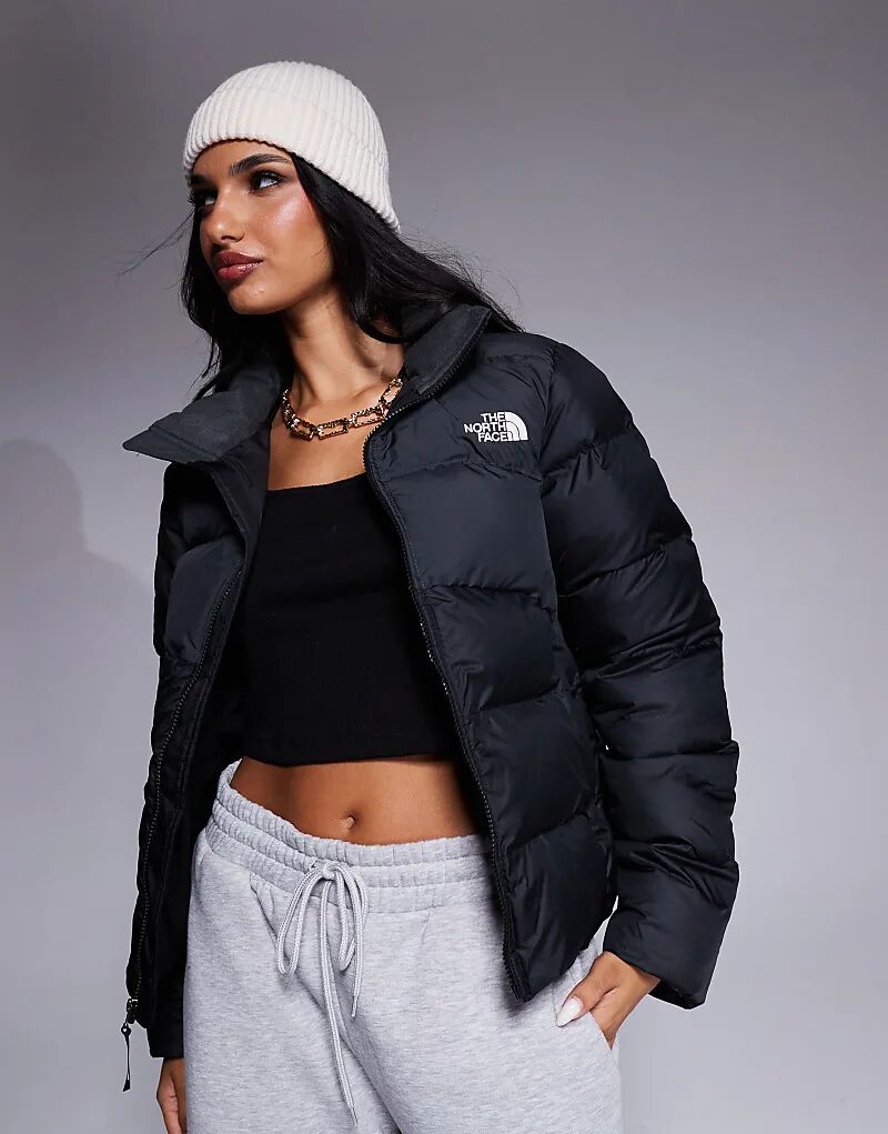 

Пуховик с логотипом Saikuru черного цвета The North Face