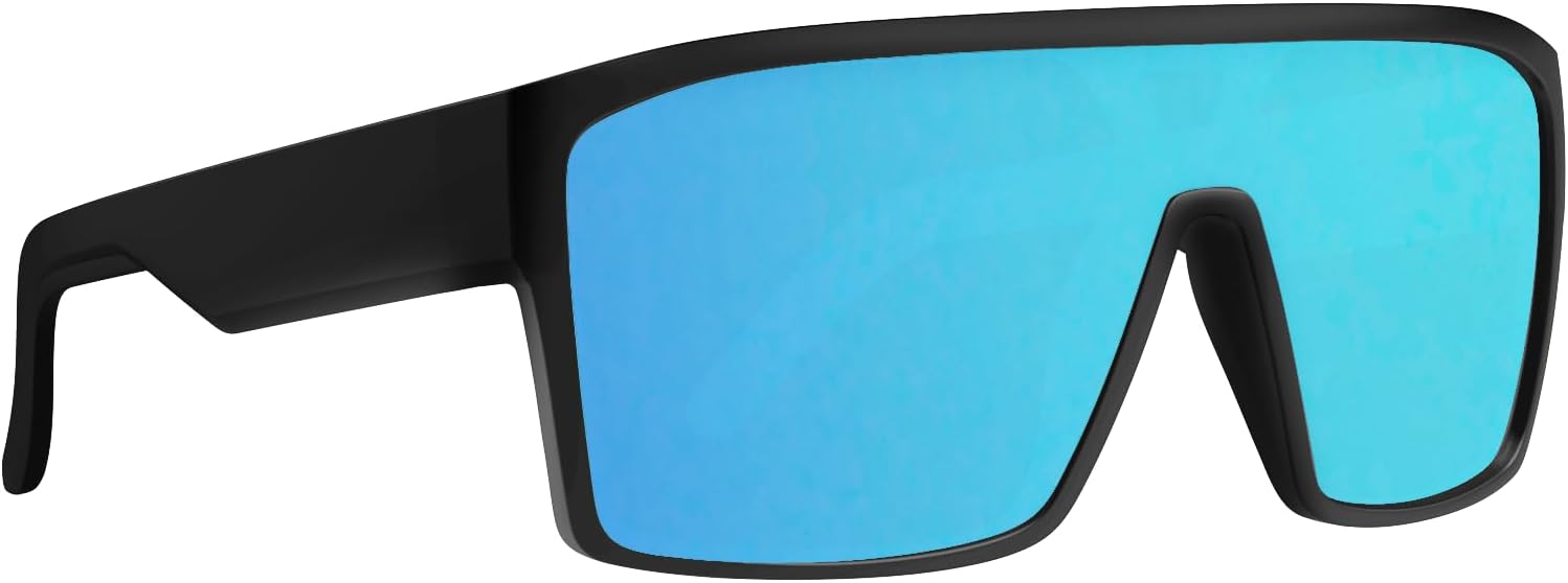 

Мужские солнцезащитные очки WISTON XL с защитой UV400, сверхлегкая оправа TR90, прямоугольная форма, большой размер, подходят для больших голов, модель Z8243, Matte Black/Blue--non Polarized