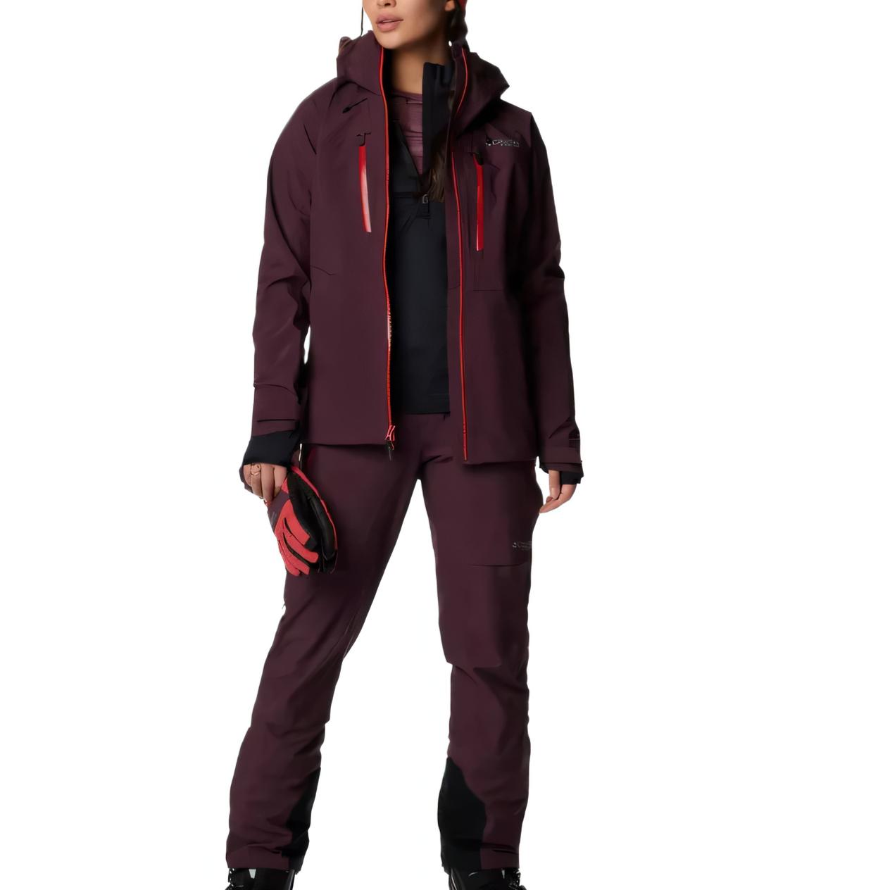 

Columbia Куртка женская красно-коричневая, Red Brown