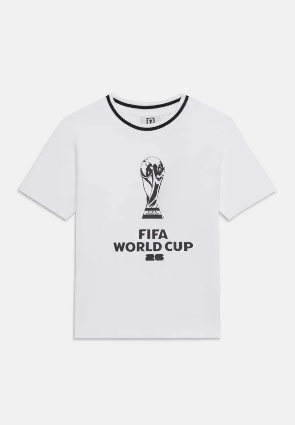 Футболка jorfifa с круглым вырезом и принтом Jack & Jones Junior, Bright White — фото 3