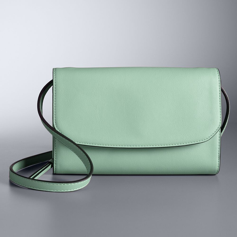 

Simply Vera Фирменная мини-сумка через плечо Vera Wang Simply Vera Vera Wang, цвет Waterstone