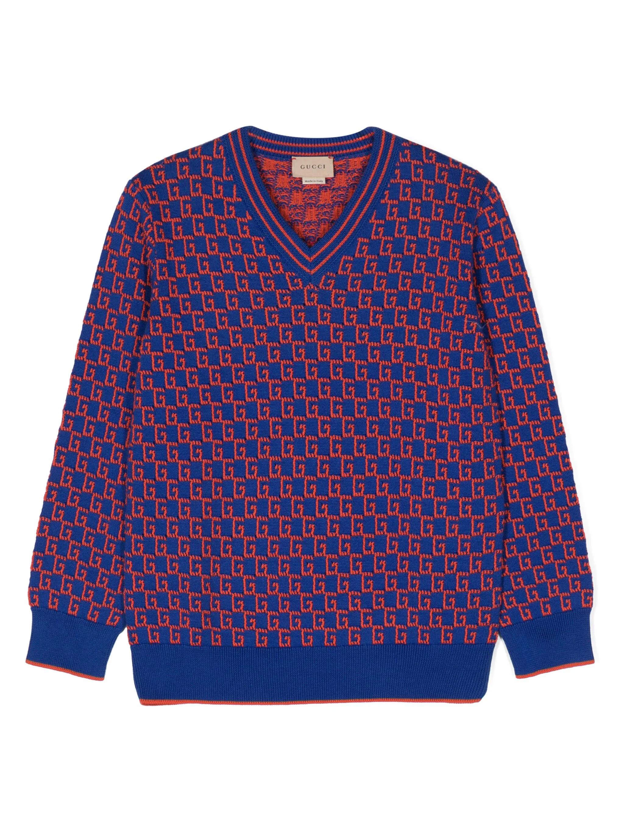 

Свитер Square G Gucci Kids, синий