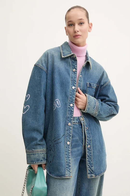 

Куртка джинсовая x Keith Haring Miss Sixty, синий