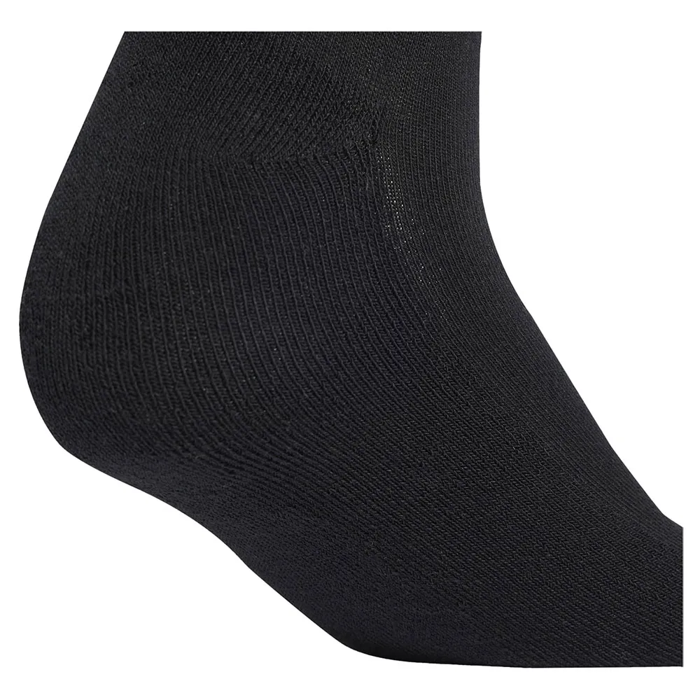 Носки 3 шт adidas Originals 3 Stripes Ankle, черный — фото 4