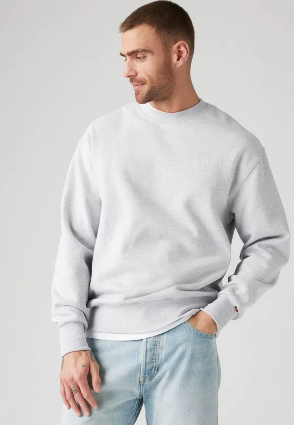 Оригинальная толстовка с круглым вырезом Levi'S, Light Gray Heather — фото 2