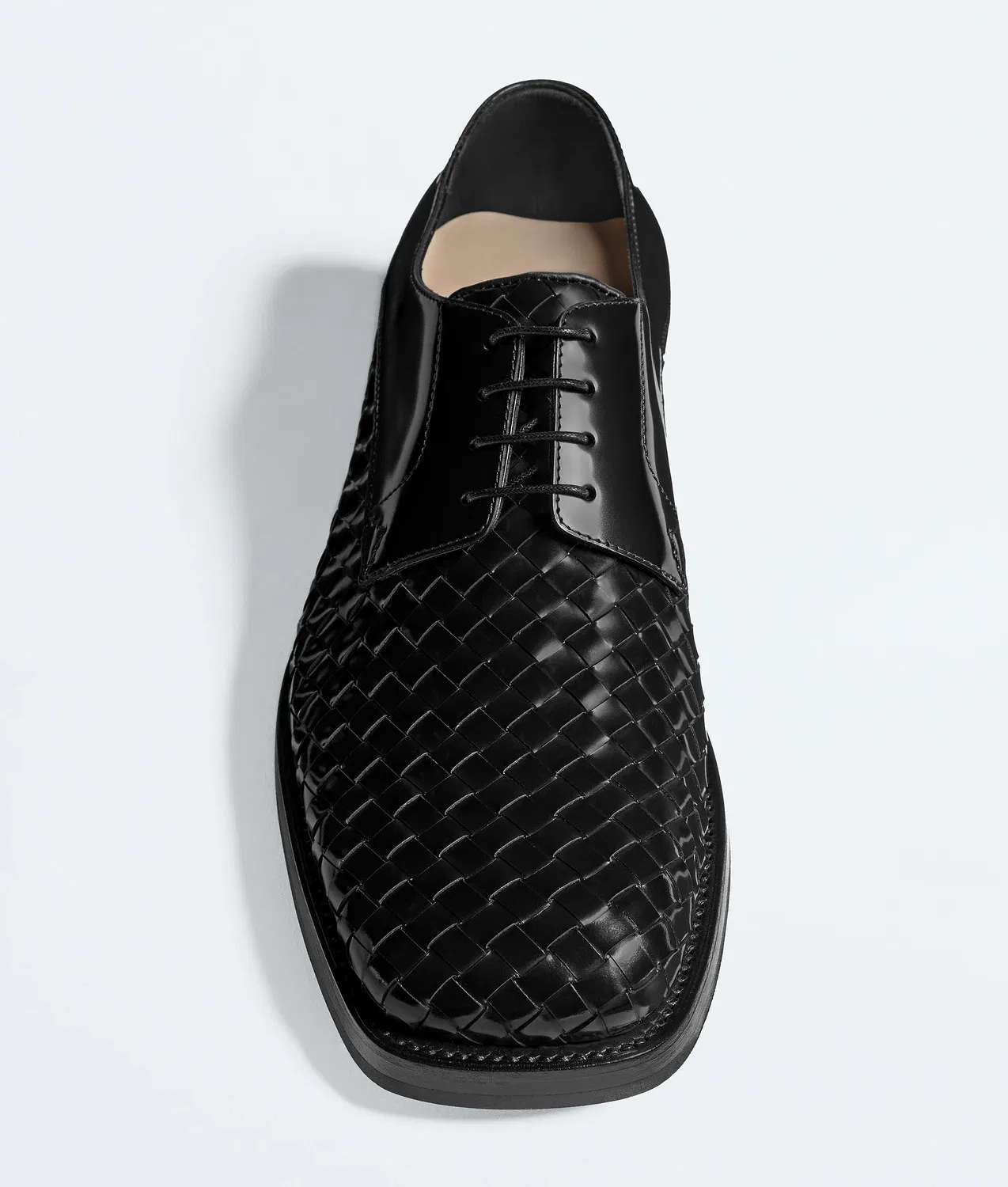 Туфли на шнуровке Smashed BOTTEGA VENETA, черный — фото 4