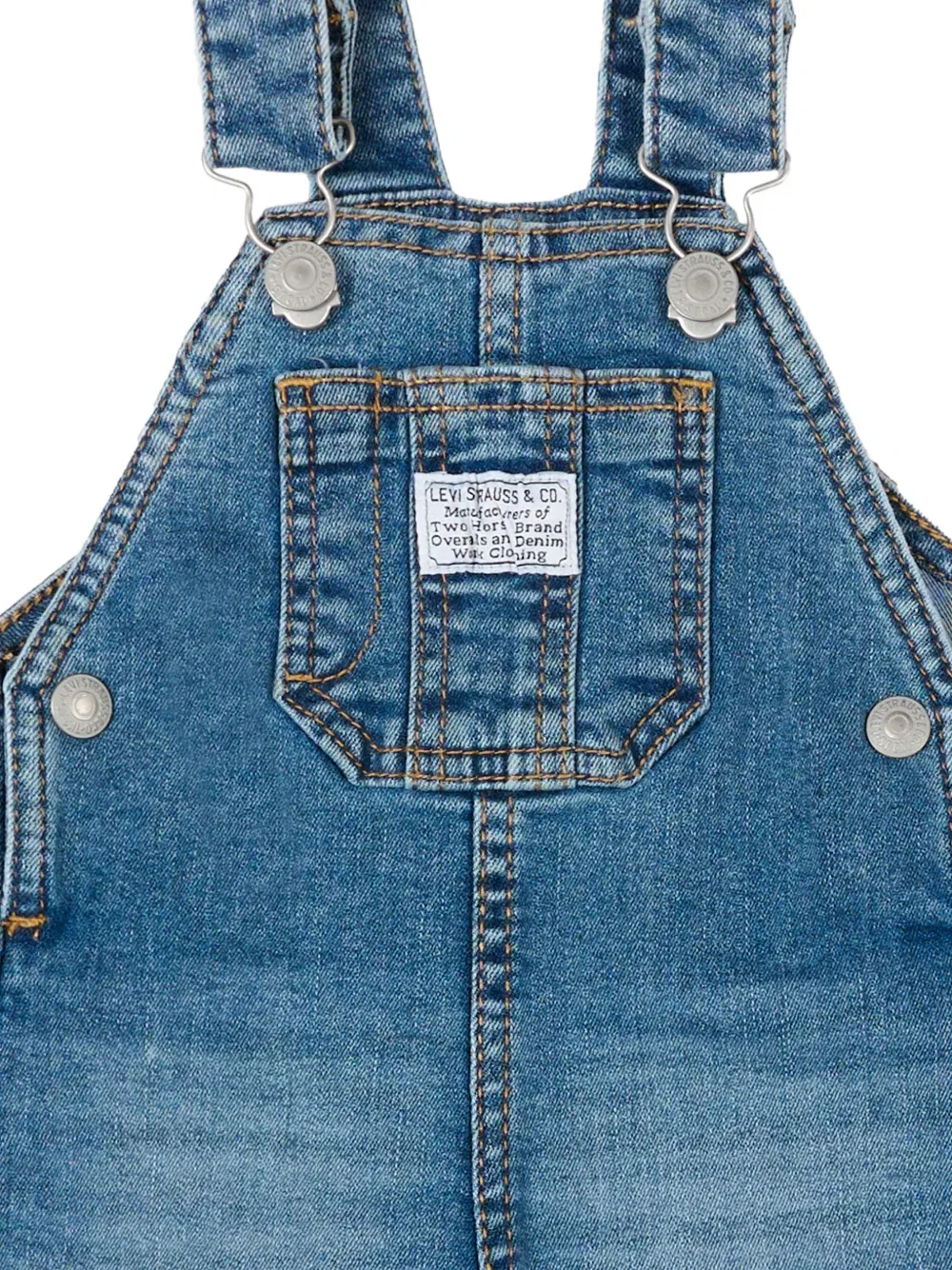 Джинсовый комбинезон Levi'S Kids, синий — фото 3