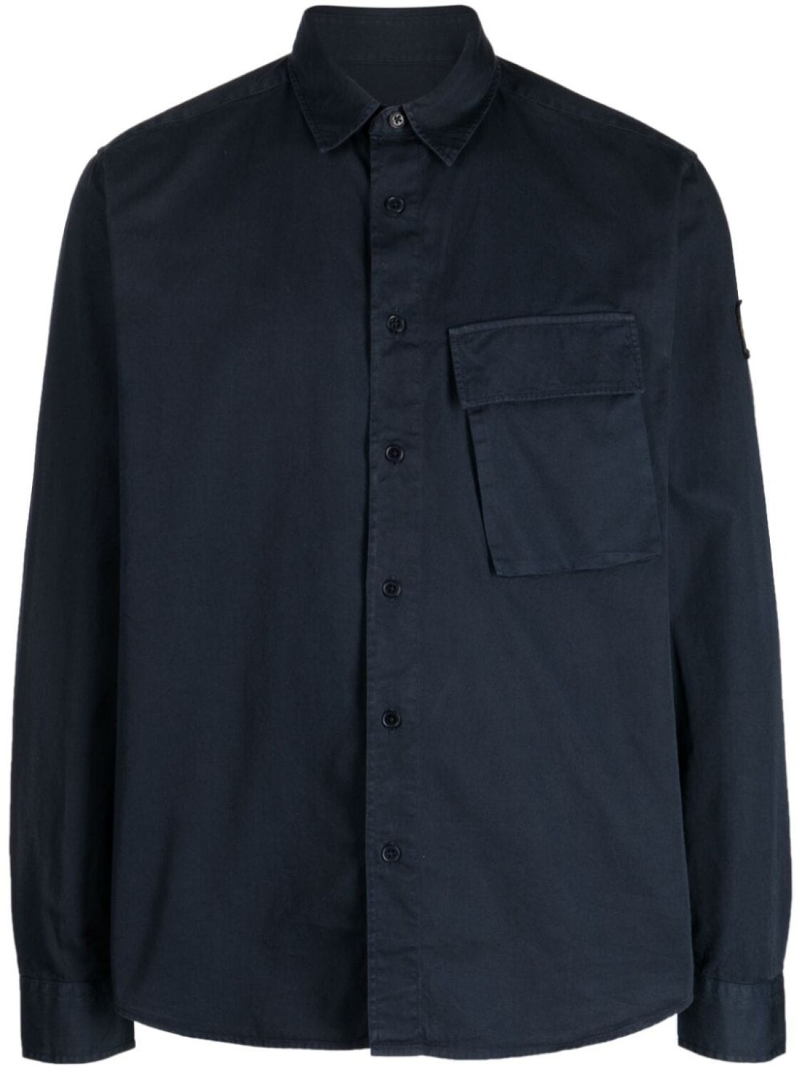 

Belstaff рубашка с логотипом, синий