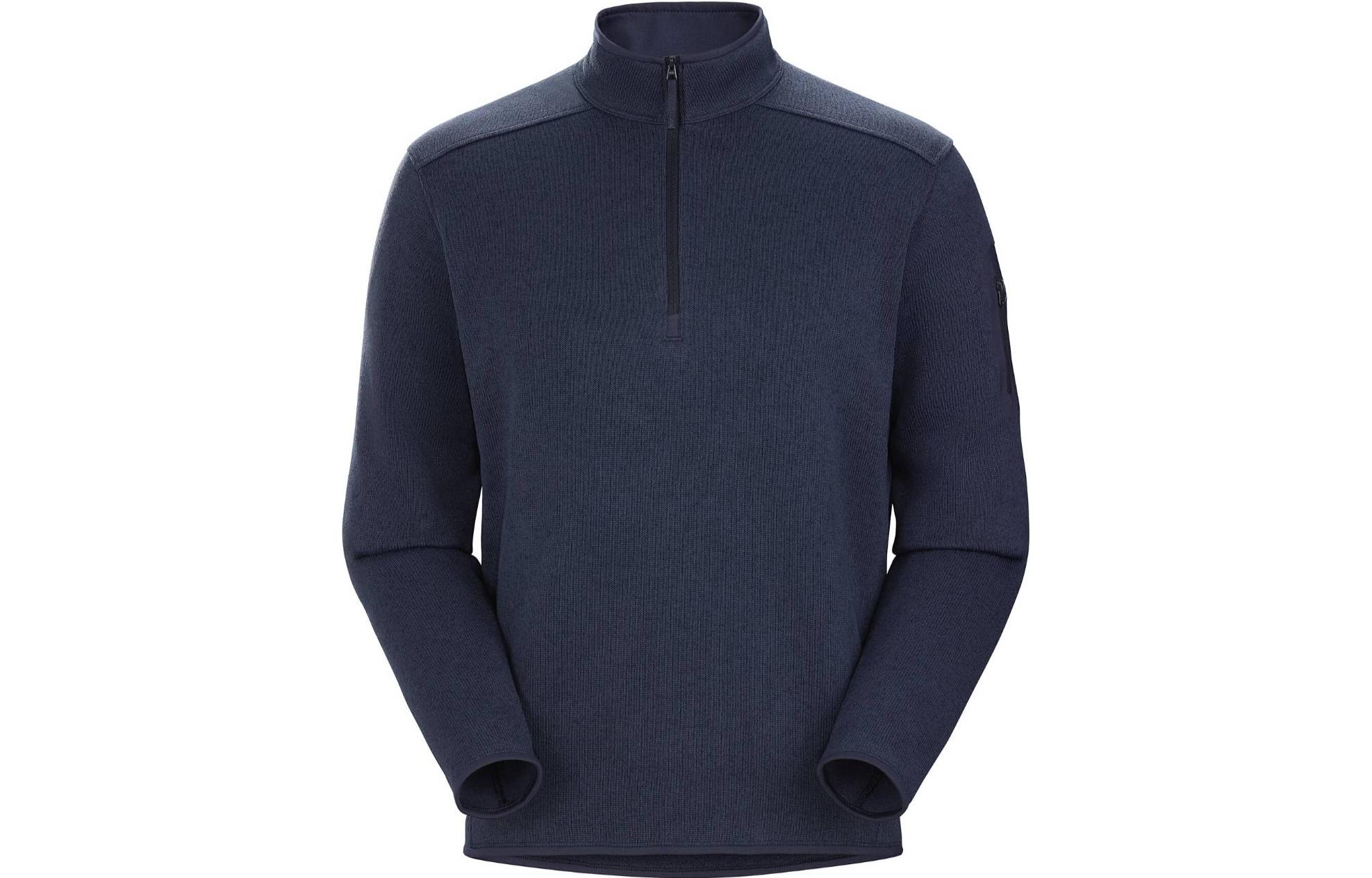 

COVERT Свитер мужской утепленный Arcteryx, sapphire синий серый/черный sapphire heather