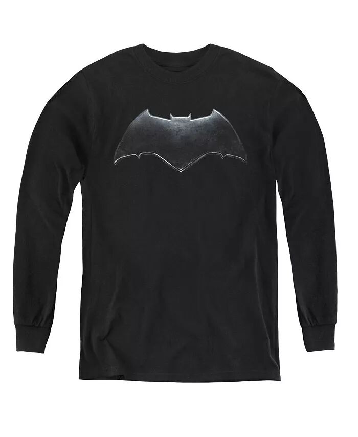 

Толстовка с длинным рукавом с логотипом Batman для мальчиков и молодежи Justice League, черный