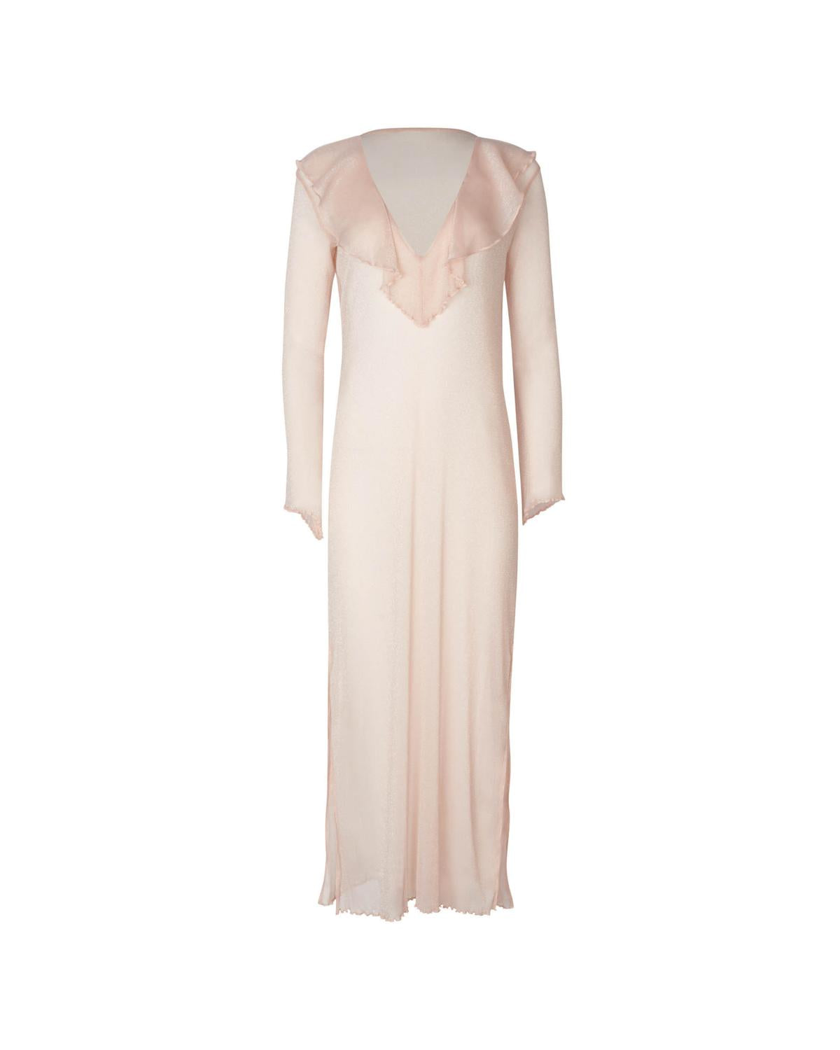 

Женское рюшированное платье-накидка Antonia в розовом цвете SOAH