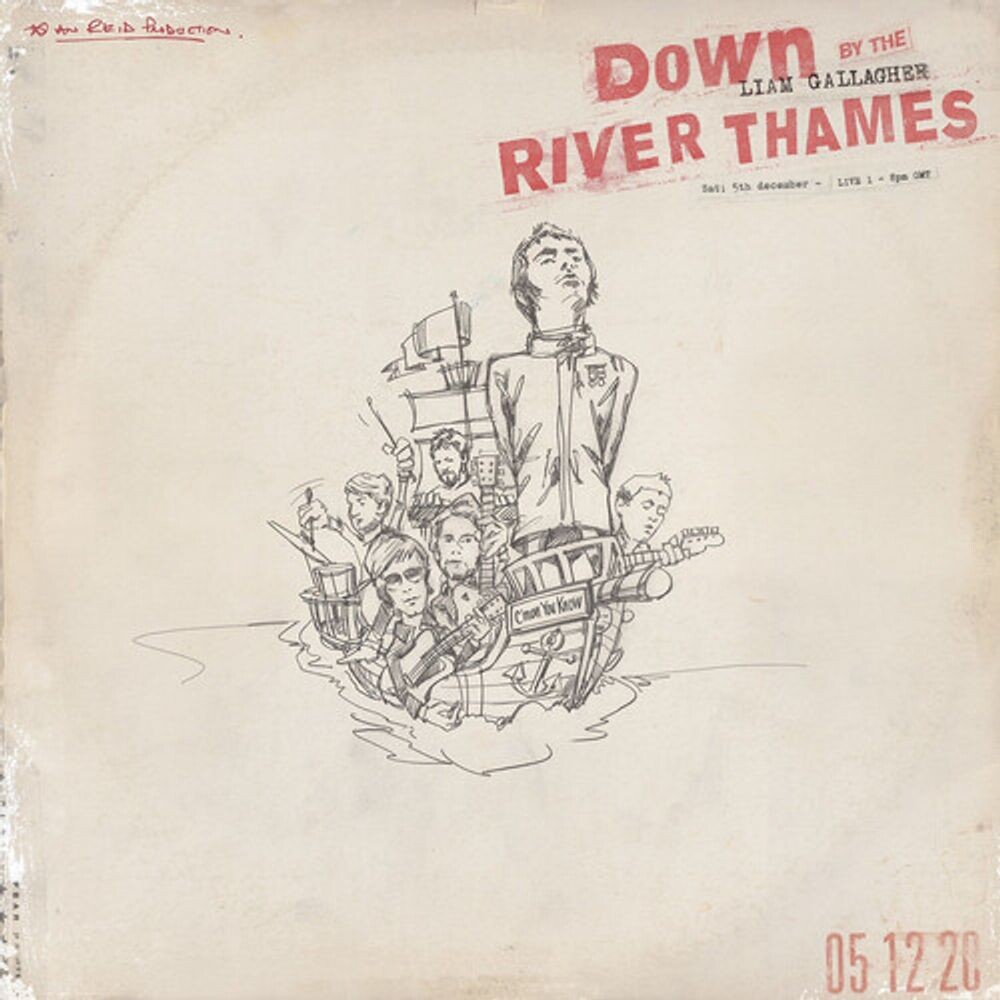 

Виниловая пластинка LP Down By The River Thames [Orange Vinyl] - Liam Gallagher