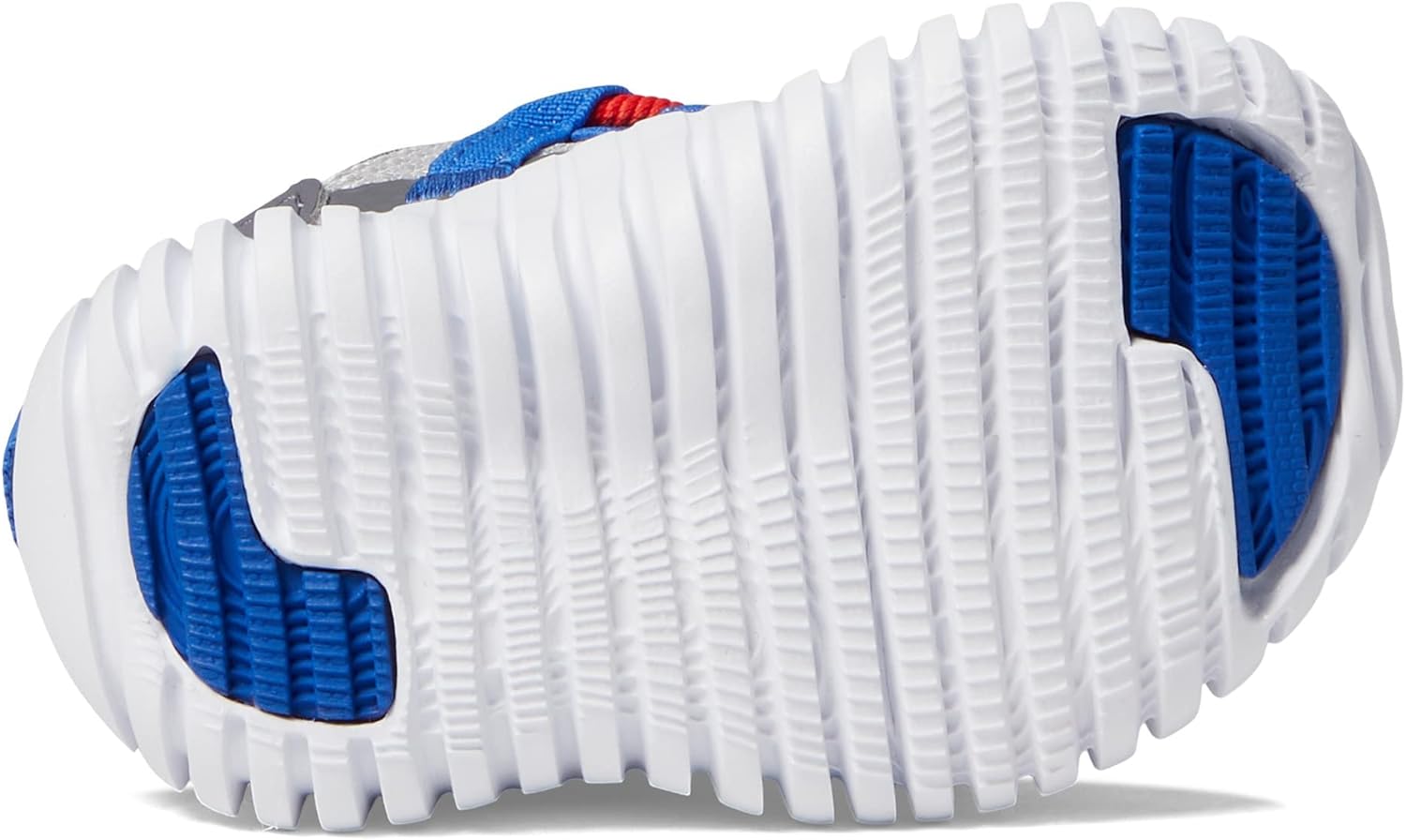 Кроссовки New Balance Kid's Playgruv V1 с эластичной шнуровкой, красный/серый — фото 4